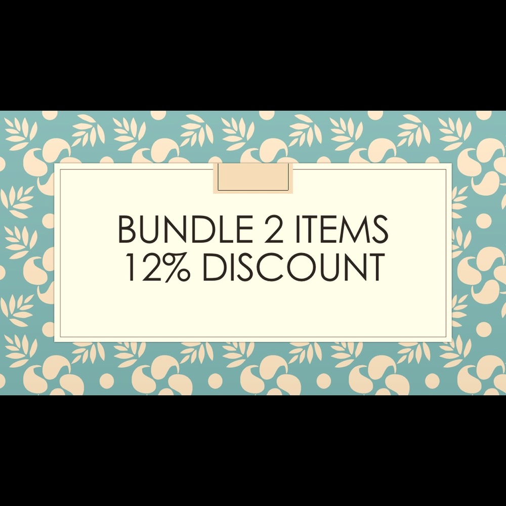 Bundle 2 and get 12% Discount